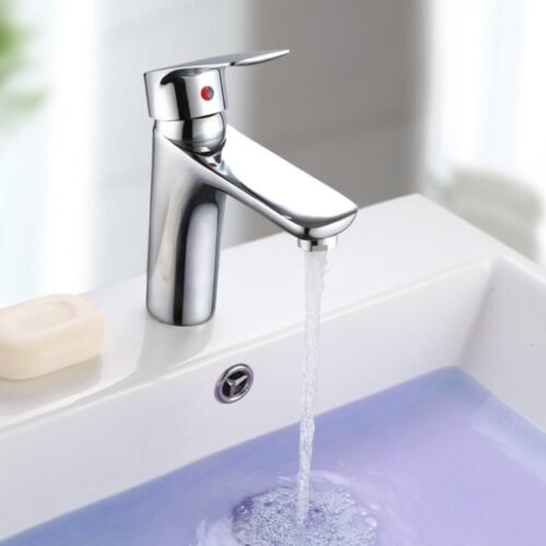 خلاط مغسلة مياه مقبض واحد