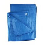 شراع بلاستيك ازرق طبقتين خفيف ضد الغبار والماء 10*10ياردة