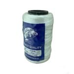 خيط مكر ابيض بناء سمكة